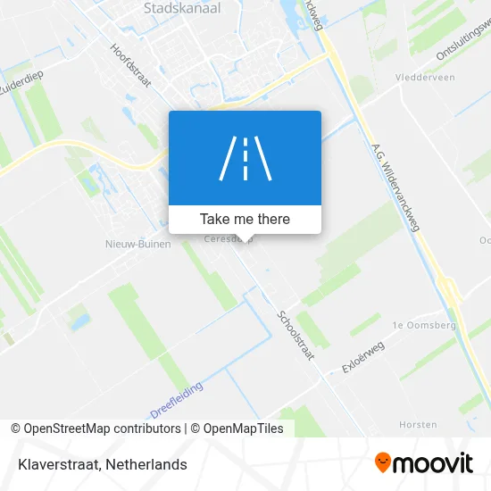Klaverstraat map