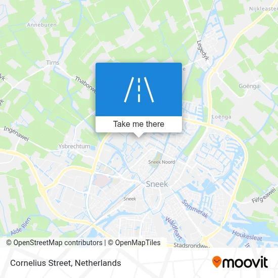 Corneliusstraat map