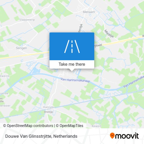 Douwe Van Glinsstrjitte map