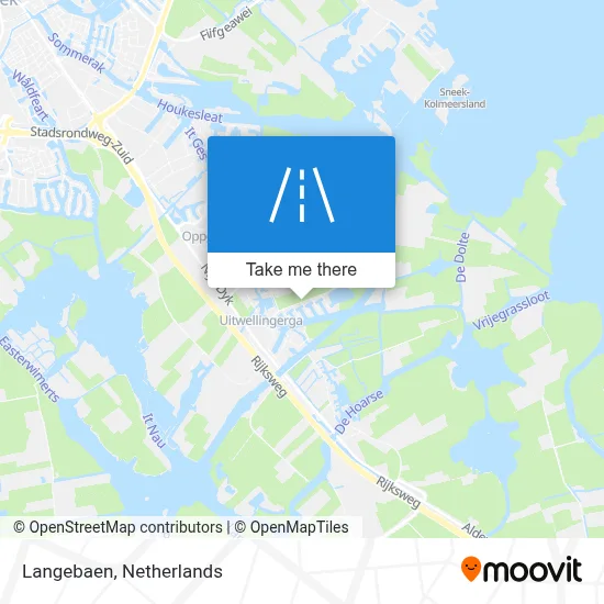 Langebaen map