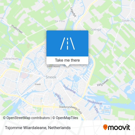 Tsjomme Wiardaleane map