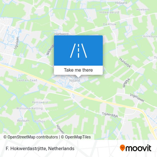 F. Hokwerdastrjitte map