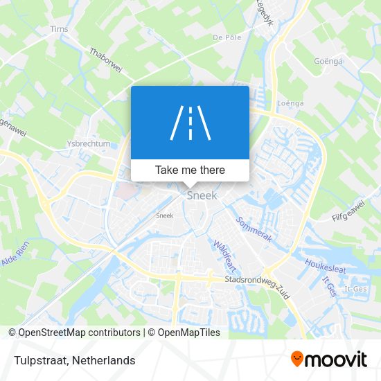 Tulpstraat map