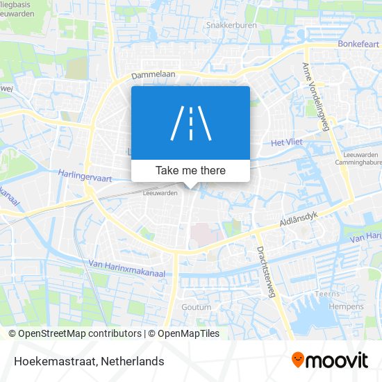 Hoekemastraat map