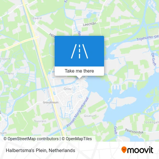 Halbertsma's Plein map