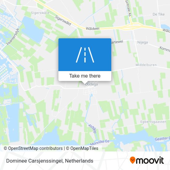 Dominee Carsjenssingel map