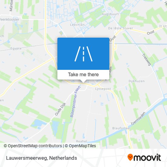 Lauwersmeerweg Karte
