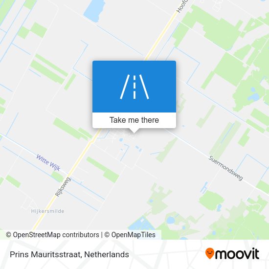 Prins Mauritsstraat map