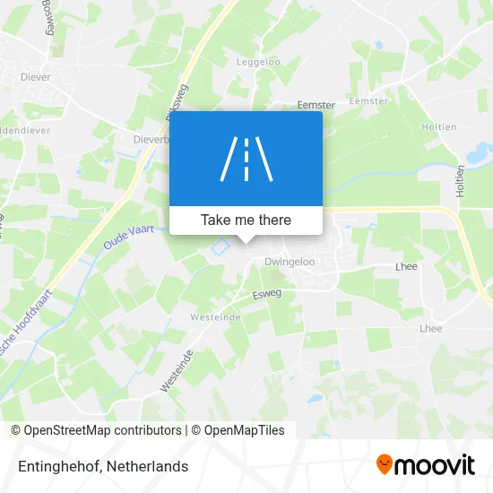 Entinghehof map
