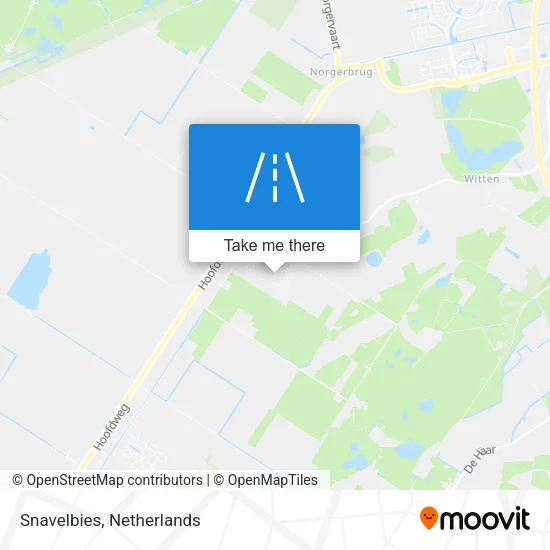 Snavelbies map