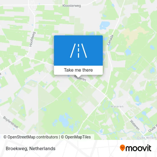 Broekweg map