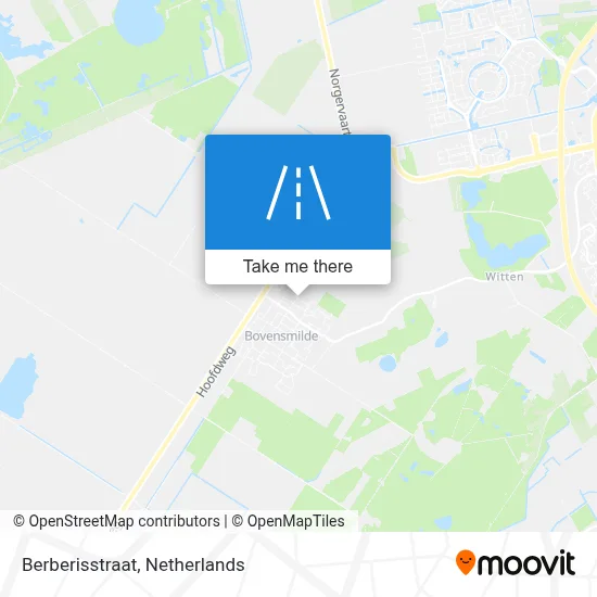 Berberisstraat map
