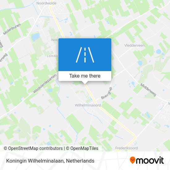 Koningin Wilhelminalaan map