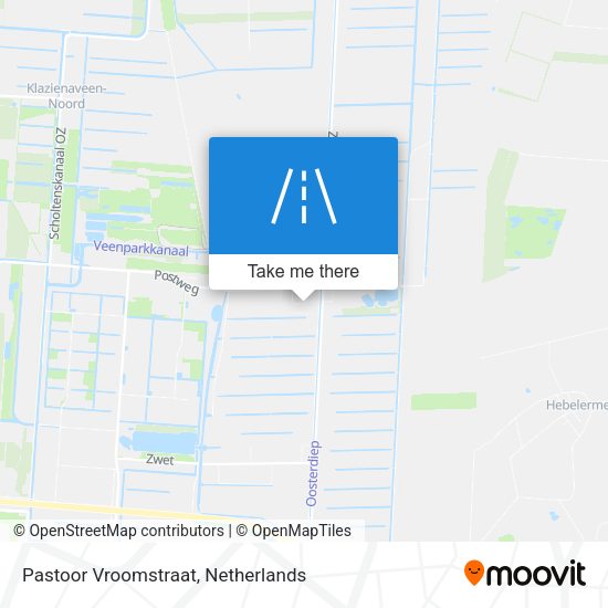 Pastoor Vroomstraat map