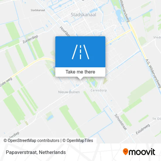 Papaverstraat map