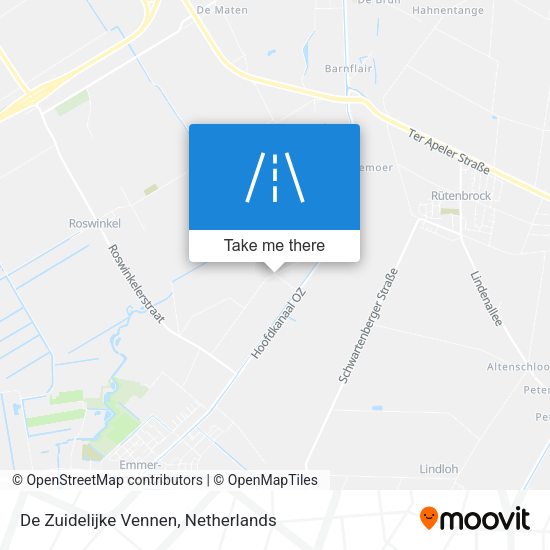 De Zuidelijke Vennen map