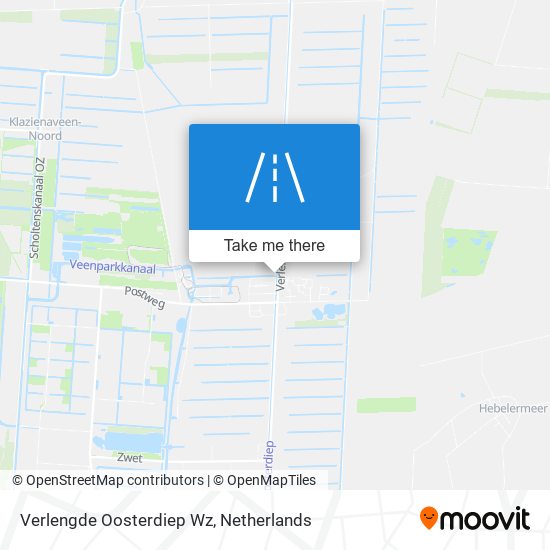 Verlengde Oosterdiep Wz map