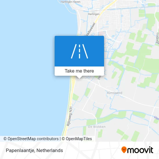Papenlaantje map