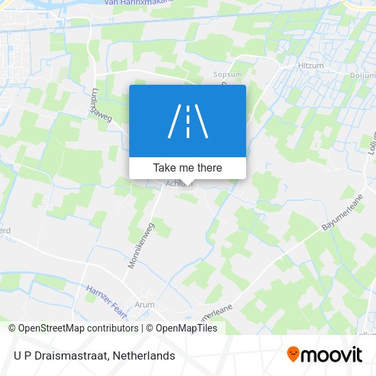 U P Draismastraat map