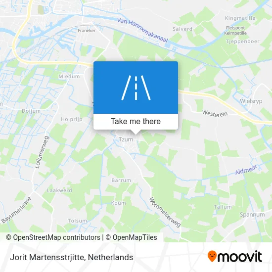 Jorit Martensstrjitte map