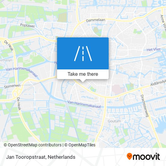 Jan Tooropstraat map