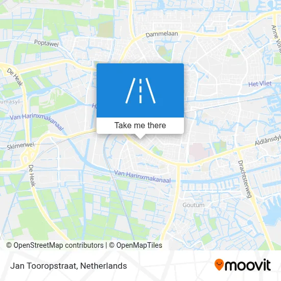 Jan Tooropstraat map