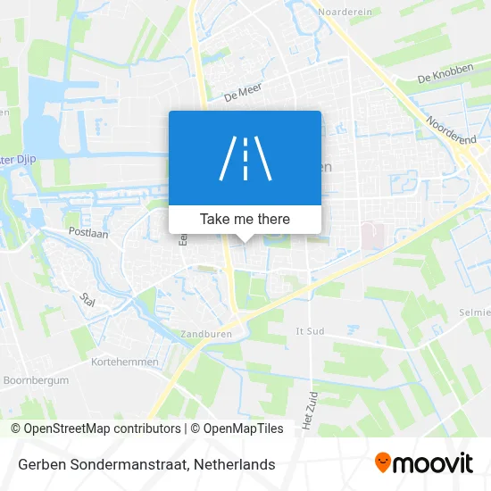 Gerben Sondermanstraat map