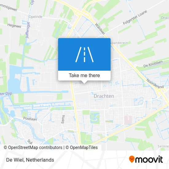 De Wiel map
