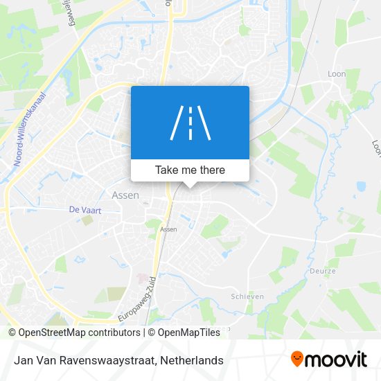 Jan Van Ravenswaaystraat map