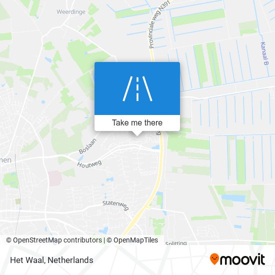 Het Waal map