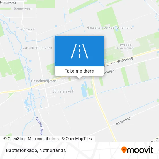 Baptistenkade map