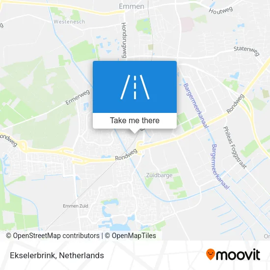 Ekselerbrink map