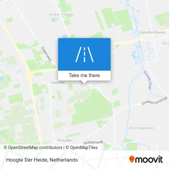 Hoogte Der Heide map