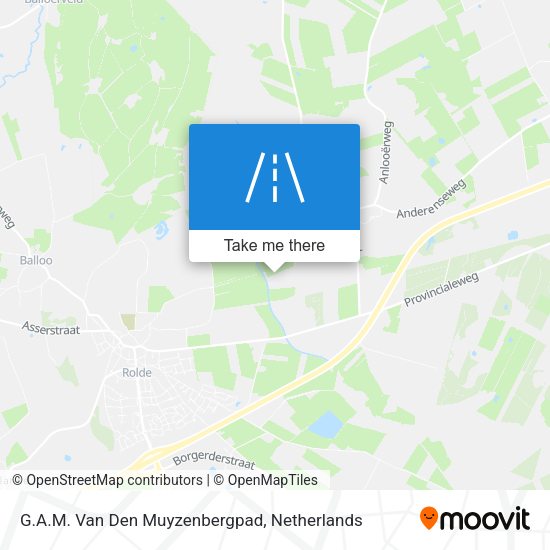 G.A.M. Van Den Muyzenbergpad map