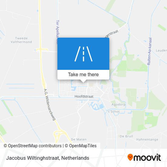 Jacobus Wiltinghstraat map