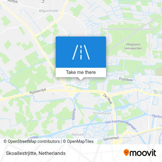 Skoallestrjitte map