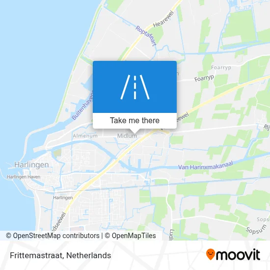 Frittemastraat map