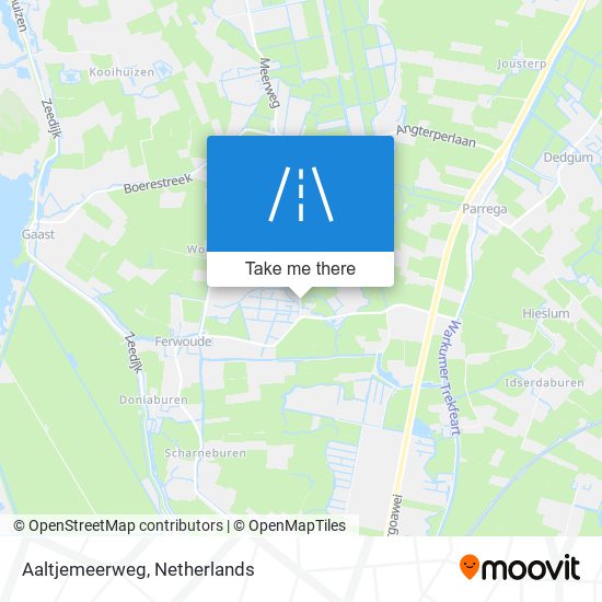 Aaltjemeerweg Karte