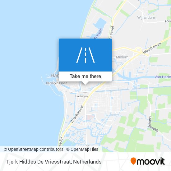 Tjerk Hiddes De Vriesstraat map