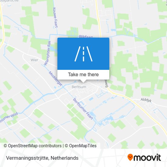Vermaningsstrjitte map
