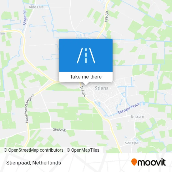 Stienpaad map