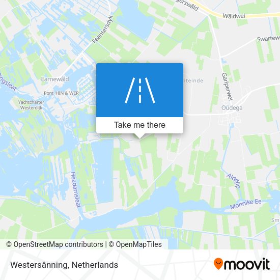 Westersânning map