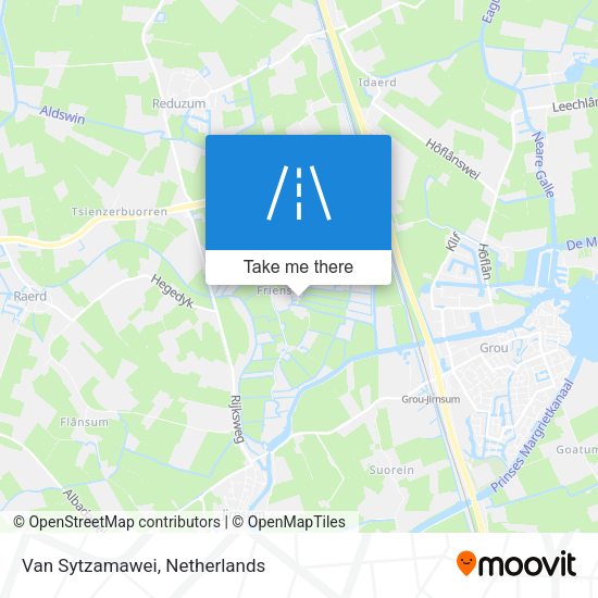 Van Sytzamawei map
