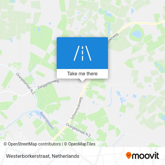 Westerborkerstraat map