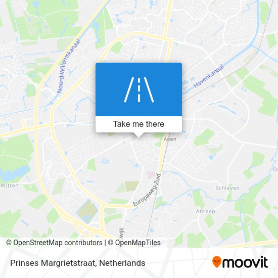 Prinses Margrietstraat map
