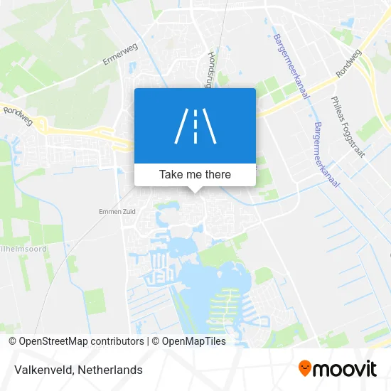 Valkenveld map