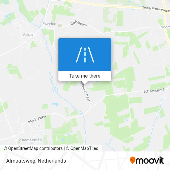 Almaatsweg map