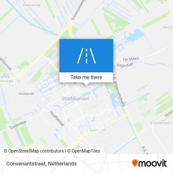Convenantstraat map