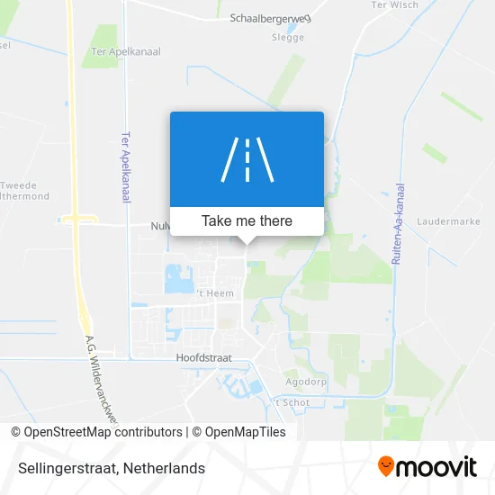 Sellingerstraat map