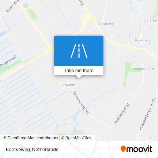 Boetseweg map